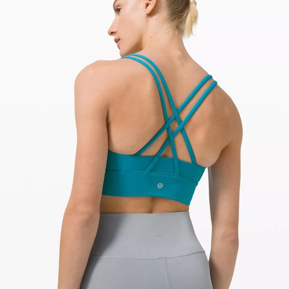lululemon Energy Longline Bra Medium Support, B–D Cups, Size 2 - Picture 1 of 7